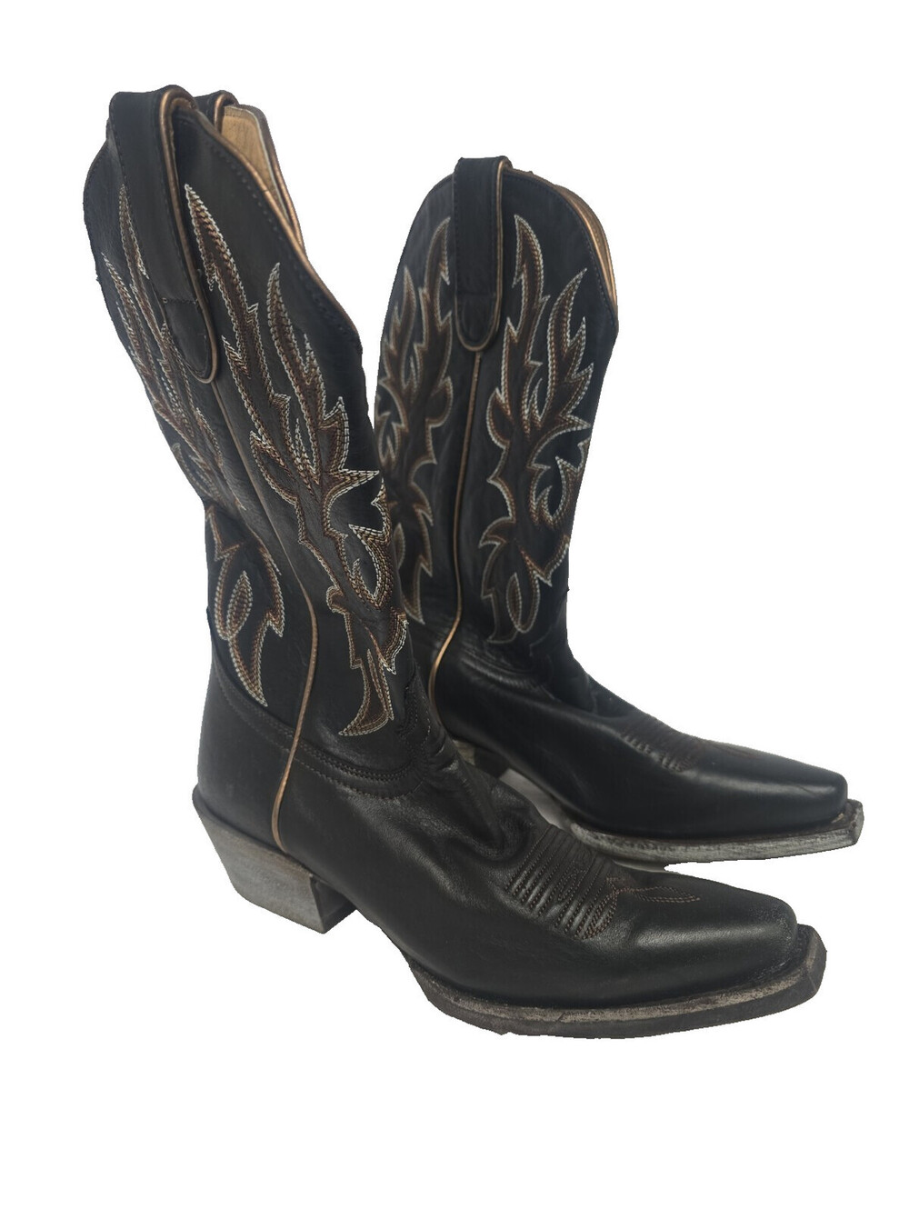 Shyanne Women's BSWFA20P7 Dylan Snip Toe Western Boot Black Size 8M